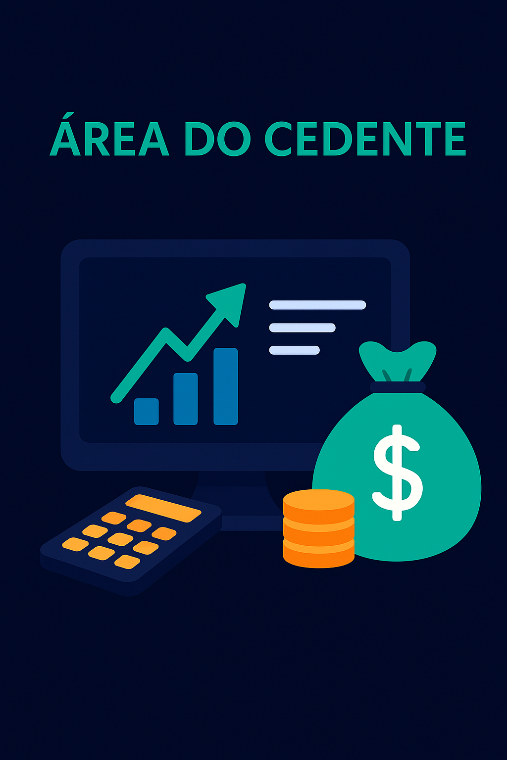 Profissionais de finanças analisando recebíveis